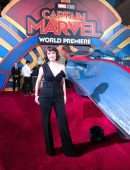 Milana Vayntrub at the Premiere of Captain Marvel in Hollywood