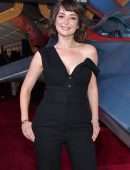 Milana Vayntrub at the Premiere of Captain Marvel in Hollywood
