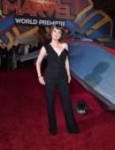Milana Vayntrub at the Premiere of Captain Marvel in Hollywood