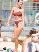 Montana Cox in Bikini at Bondi Beach in Sydney