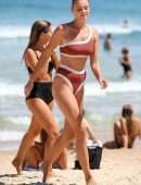 Montana Cox in Bikini at Bondi Beach in Sydney