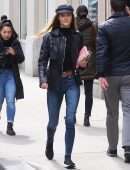 Nina Agdal Out and About in NYC