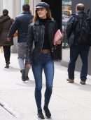 Nina Agdal Out and About in NYC