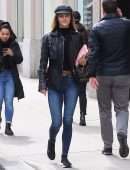 Nina Agdal Out and About in NYC