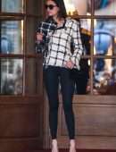Nina Dobrev Leaving Ritz Hotel in Paris