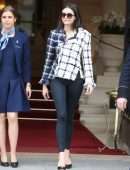 Nina Dobrev Leaving Ritz Hotel in Paris