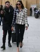 Nina Dobrev Leaving Ritz Hotel in Paris