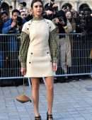 Nina Dobrev at Louis Vuitton Show during Paris Fashion Week