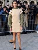 Nina Dobrev at Louis Vuitton Show during Paris Fashion Week