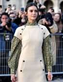 Nina Dobrev at Louis Vuitton Show during Paris Fashion Week