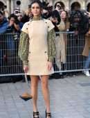 Nina Dobrev at Louis Vuitton Show during Paris Fashion Week