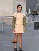 Nina Dobrev at Louis Vuitton Show during Paris Fashion Week