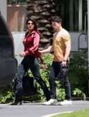 Priyanka Chopra and Nick Jonas Leaving their Hotel in Miami