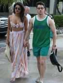 Priyanka Chopra and Sophie Turner Take a Boat Ride in Miami