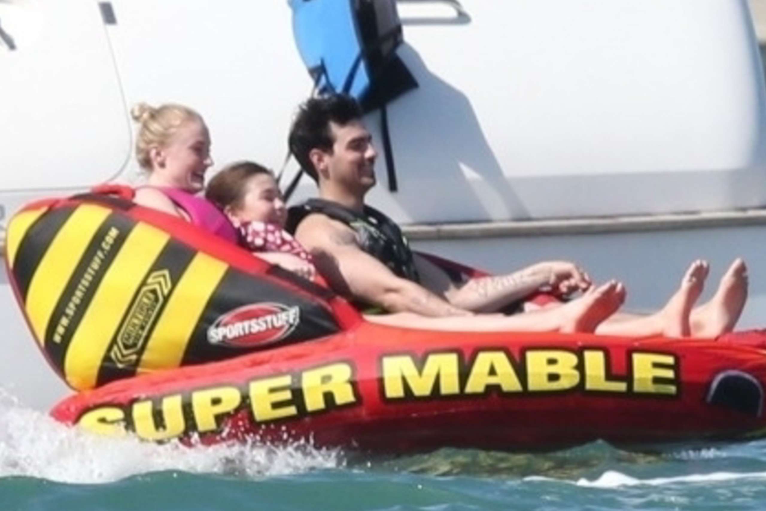 Priyanka Chopra and Sophie Turner Take a Boat Ride in Miami