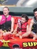 Priyanka Chopra and Sophie Turner Take a Boat Ride in Miami