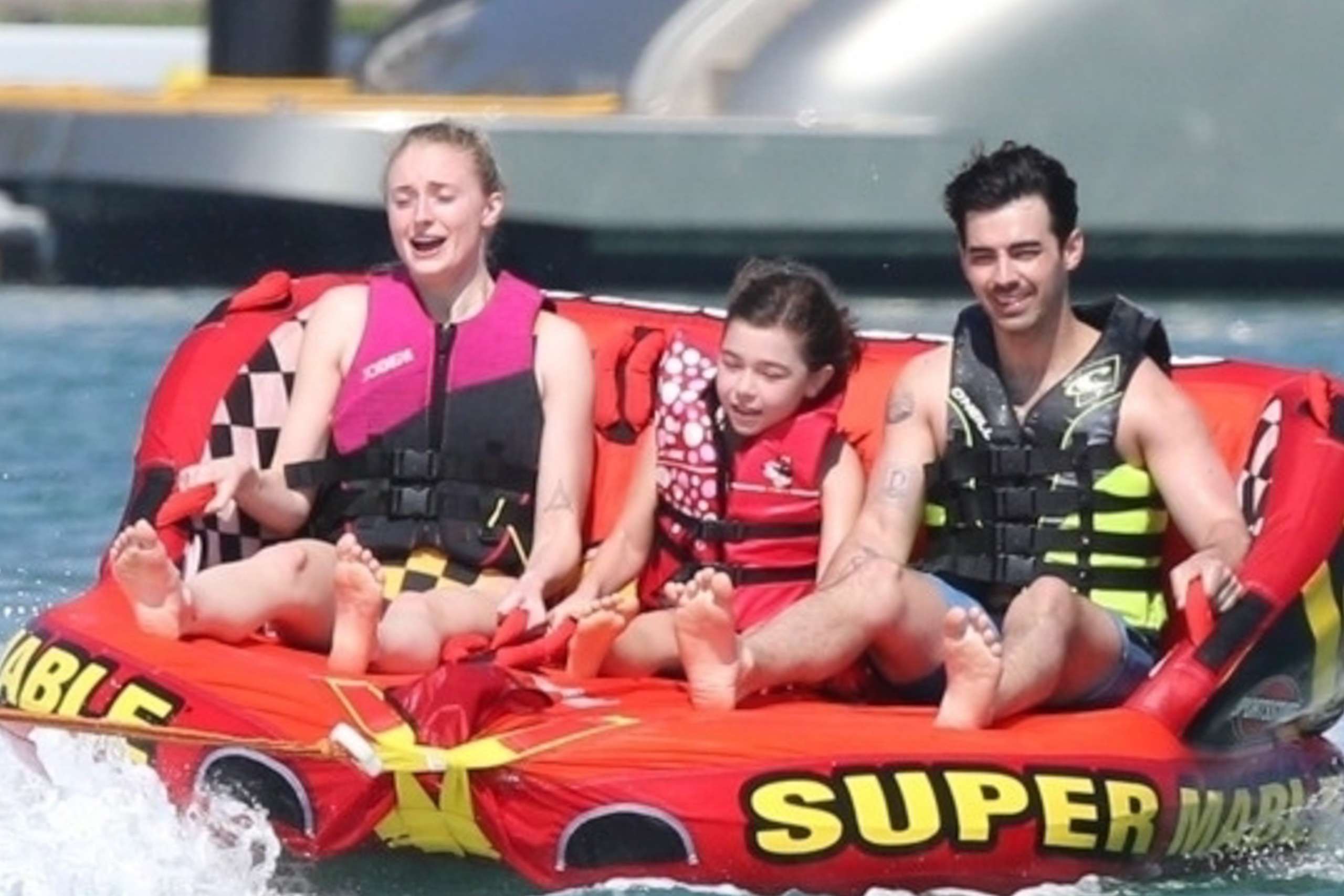 Priyanka Chopra and Sophie Turner Take a Boat Ride in Miami