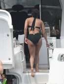 Priyanka Chopra in Swimsuit on Holiday in Miami Beach and Soaking in the Sun