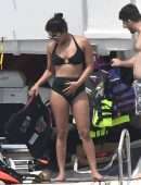 Priyanka Chopra in Swimsuit on Holiday in Miami Beach and Soaking in the Sun