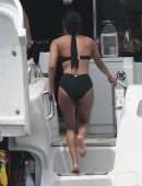 Priyanka Chopra in Swimsuit on Holiday in Miami Beach and Soaking in the Sun