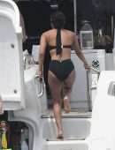 Priyanka Chopra in Swimsuit on Holiday in Miami Beach and Soaking in the Sun