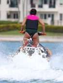 Priyanka Chopra in Swimsuit on Holiday in Miami Beach and Soaking in the Sun