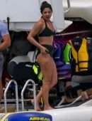 Priyanka Chopra in Swimsuit on Holiday in Miami Beach and Soaking in the Sun