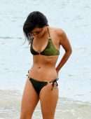 Roxanne Pallett in Bikini at a Beach in Greece