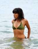 Roxanne Pallett in Bikini at a Beach in Greece
