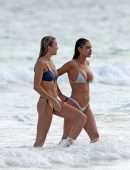 Sahara Ray in Bikini at a Beach in Tulum