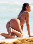 Sahara Ray in Bikini at a Beach in Tulum