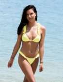 Shelby Tribble in Bikini on the Beach in Thailand