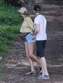 Taylor Swift and her Boyfriend at the Franklin Canyon Park Trail in Santa Monica