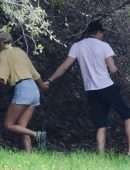 Taylor Swift and her Boyfriend at the Franklin Canyon Park Trail in Santa Monica