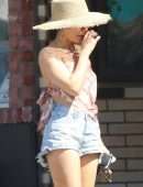 Vanessa Hudgens Leggy, Out and About in Los Angeles