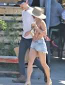 Vanessa Hudgens Leggy, Out and About in Los Angeles