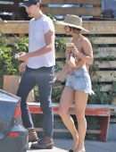 Vanessa Hudgens Leggy, Out and About in Los Angeles