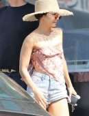 Vanessa Hudgens Leggy, Out and About in Los Angeles