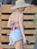 Vanessa Hudgens Leggy, Out and About in Los Angeles