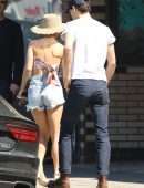 Vanessa Hudgens Leggy, Out and About in Los Angeles