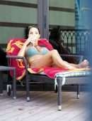Yazmin Oukhellou for Bikini Photoshoot in Dubai