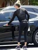 Ali Larter Booty in Tights, Out in Los Angeles