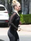 Ali Larter Booty in Tights, Out in Los Angeles