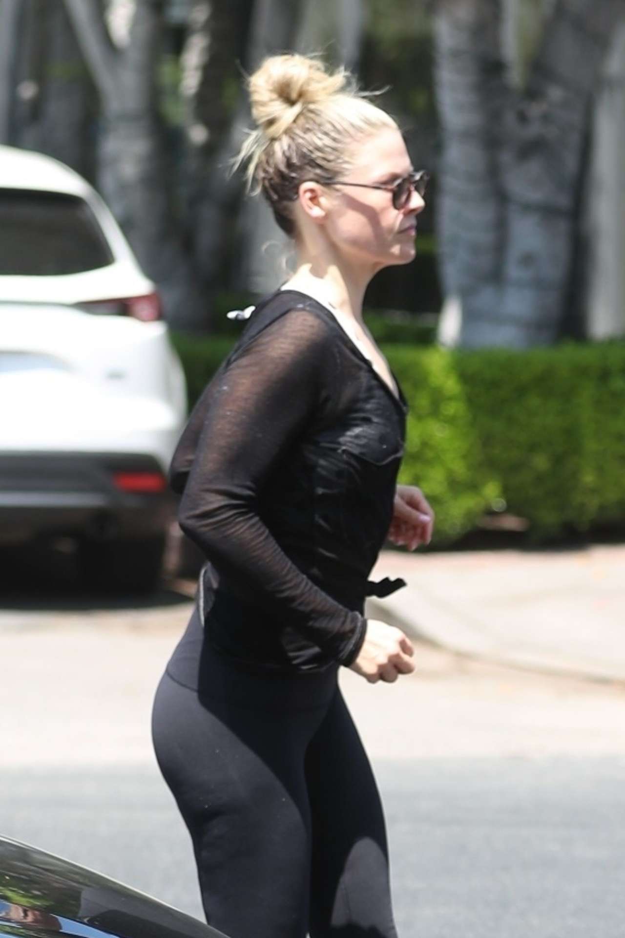 Ali Larter Booty in Tights, Out in Los Angeles