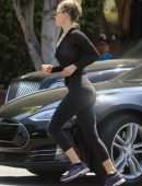 Ali Larter Booty in Tights, Out in Los Angeles