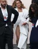 Beyonce Knowles Arriving at 50th Annual NAACP Image Awards in Hollywood