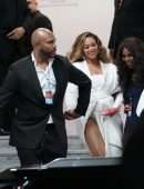 Beyonce Knowles Arriving at 50th Annual NAACP Image Awards in Hollywood