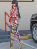 Blac Chyna Arrive at a Studio in Burbank