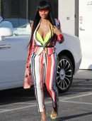 Blac Chyna Arrive at a Studio in Burbank
