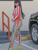 Blac Chyna Arrive at a Studio in Burbank